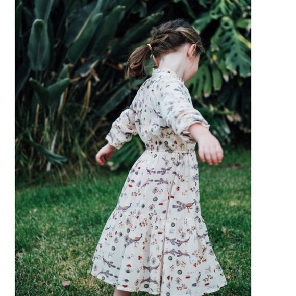 Roma Peakock Dress 2/3 - Picture 8 of 9